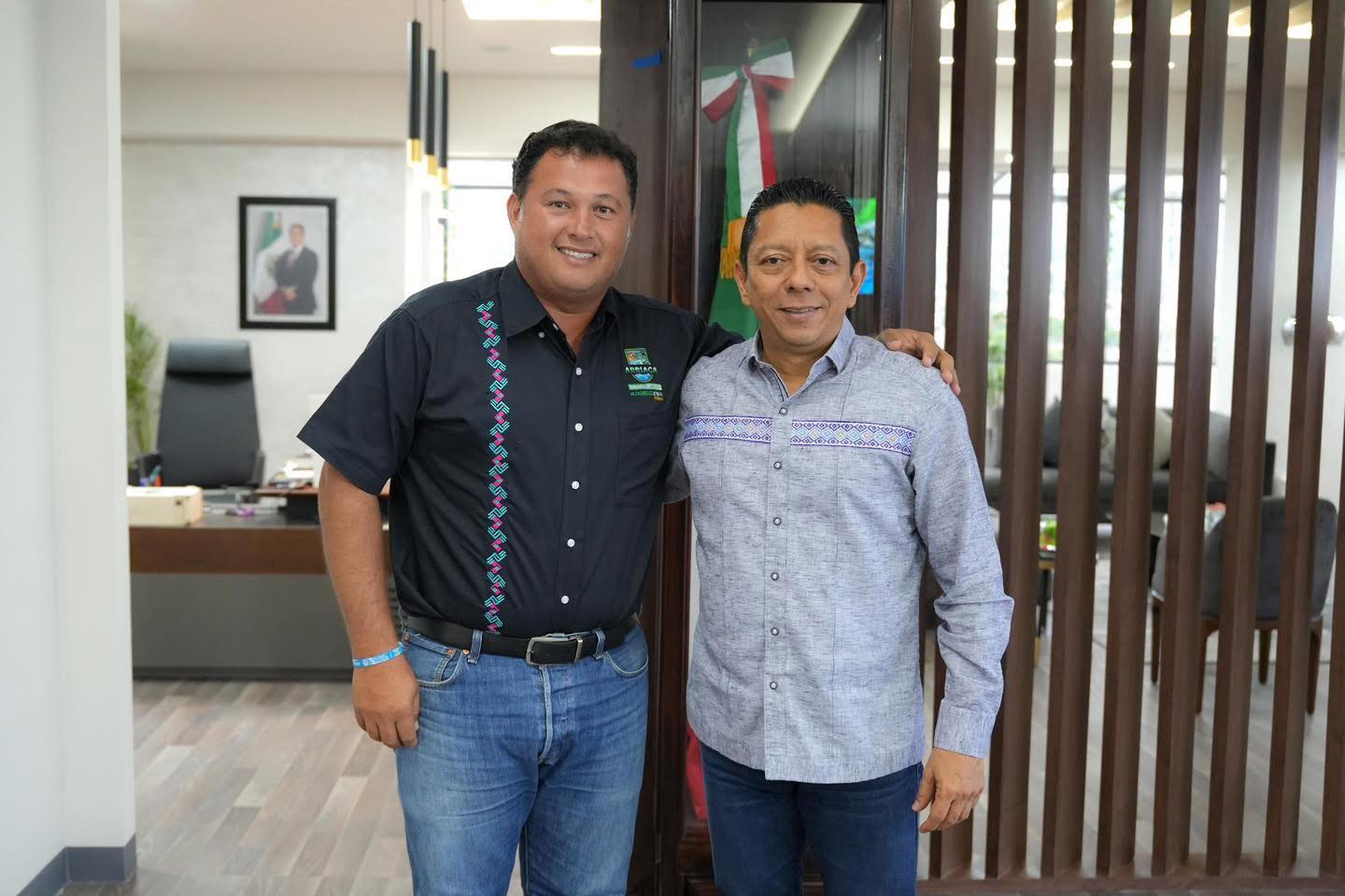 Arriaga fortalece coordinacio¦ün con Fiscali¦üa General del Estado para garantizar la seguridad