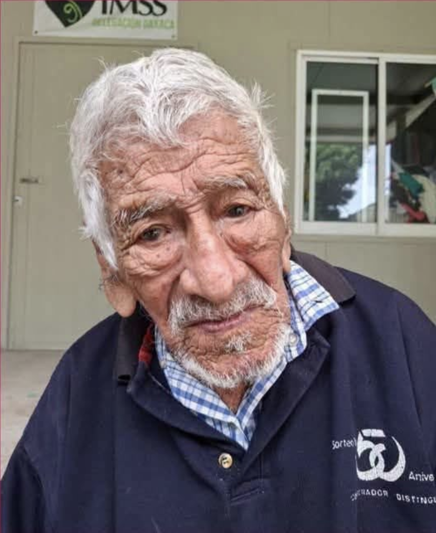 Buscan a familiares de abuelito de Arriaga