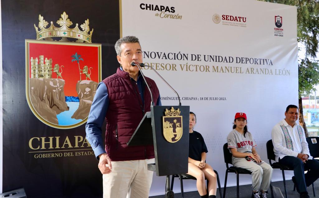 Inaugura Rutilio Escandón la renovación de la Unidad Deportiva de ...