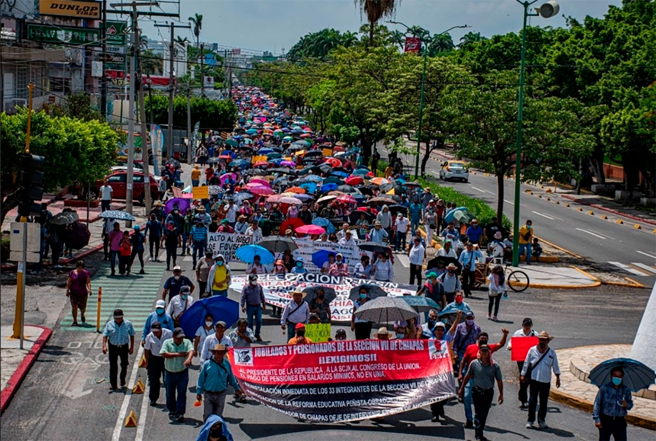 Sección 7 del SNTE anuncia bloqueos en Tuxtla Gutiérrez contra reforma ...
