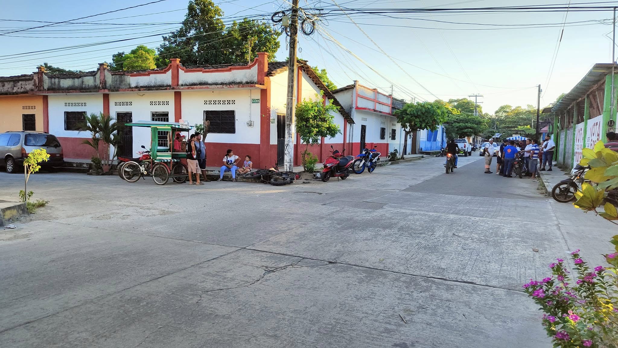Se suscito¦ü accidente de moto en la esquina de Canseco1