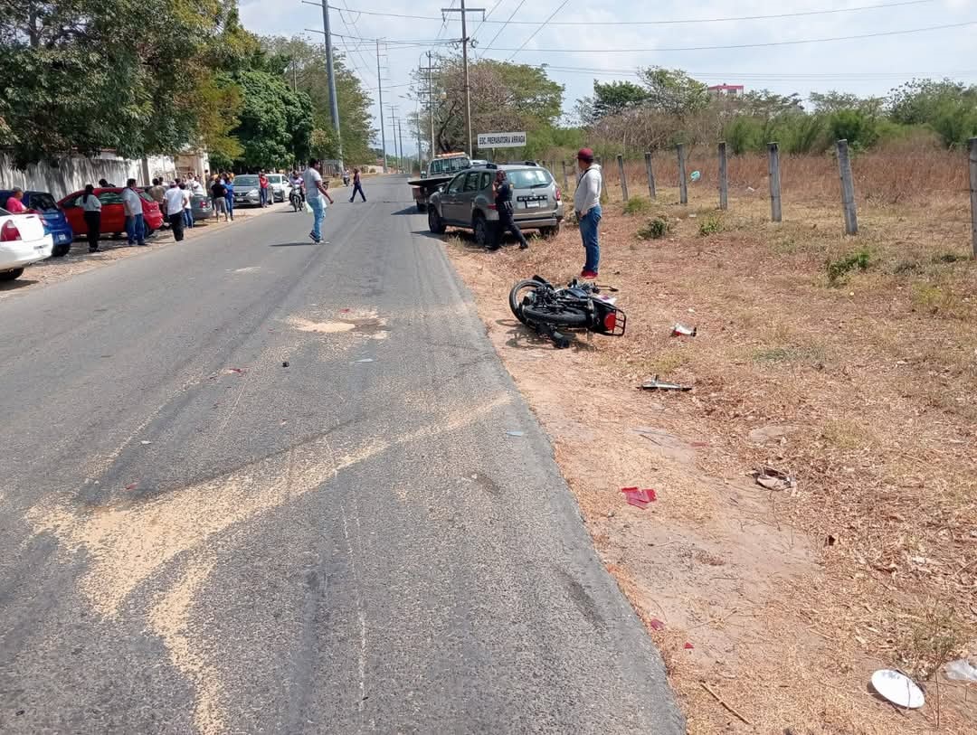 Atropellado motociclista por la Prepa Arriaga3