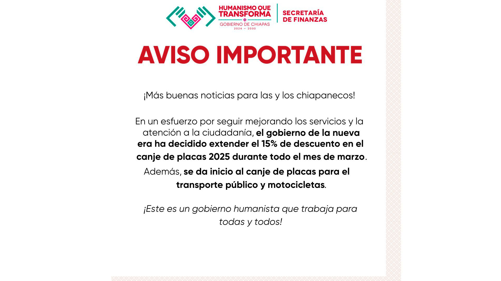 aviso