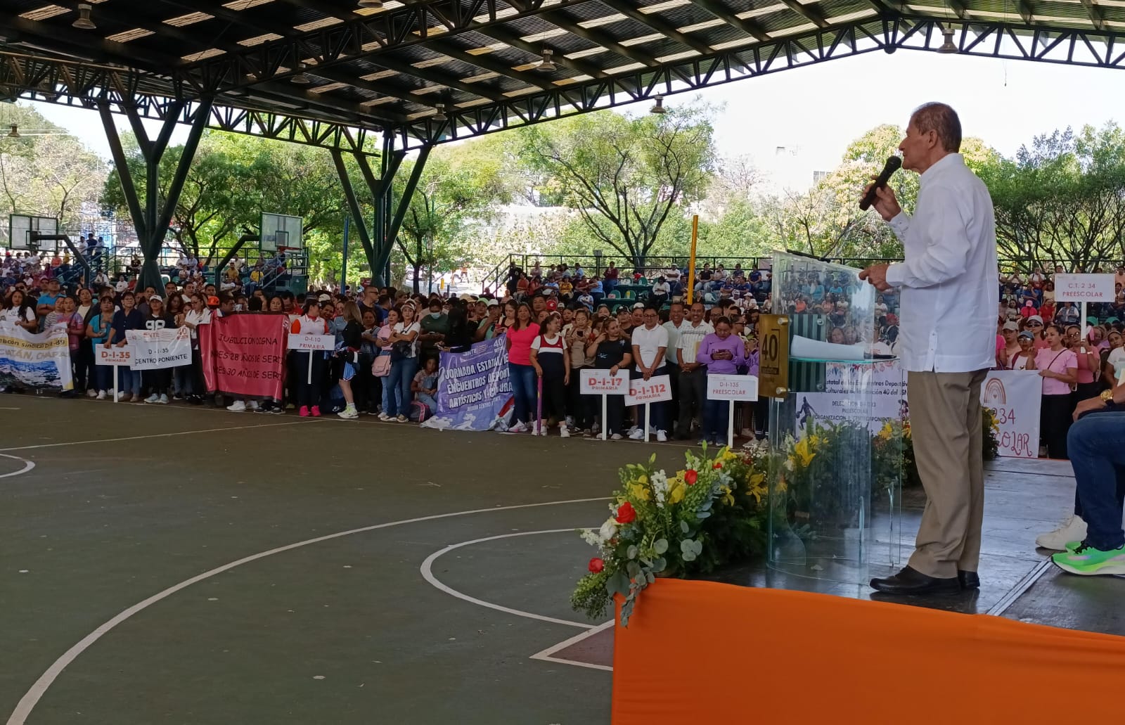 Reconoce Gilberto de los Santos a docentes en 5ta Jornada Estatal del SNTE1