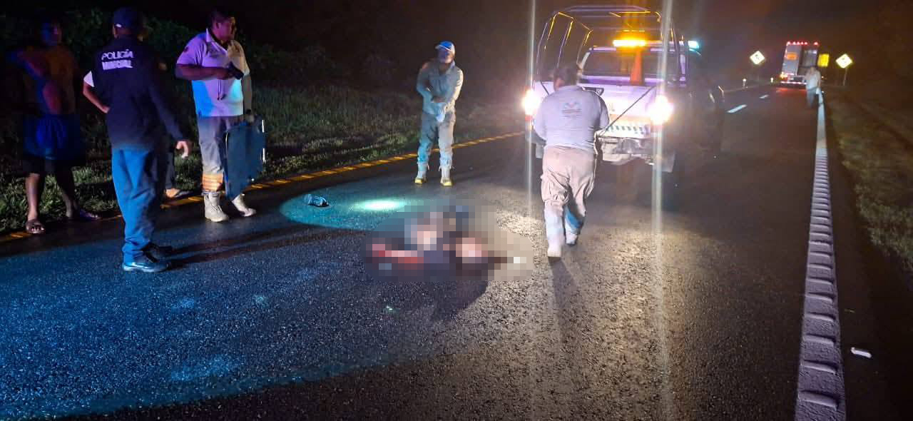 Tra¦ügico accidente en Mapastepec deja una persona sin vida2