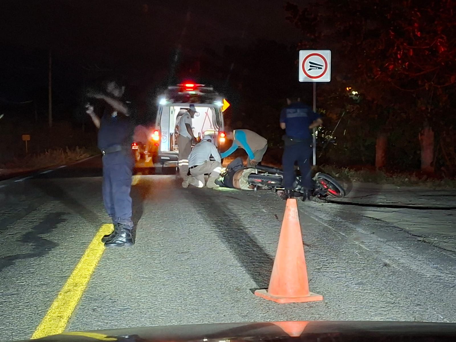 Ciclista resulta lesionado tras ser impactado por vehículo que se dio a ...