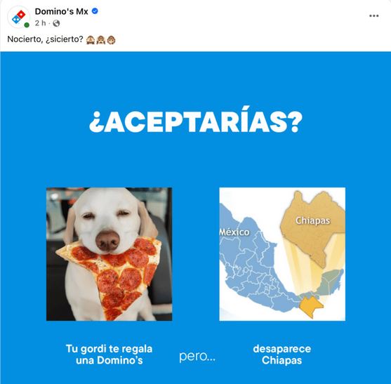Polémica por publicación 1.1