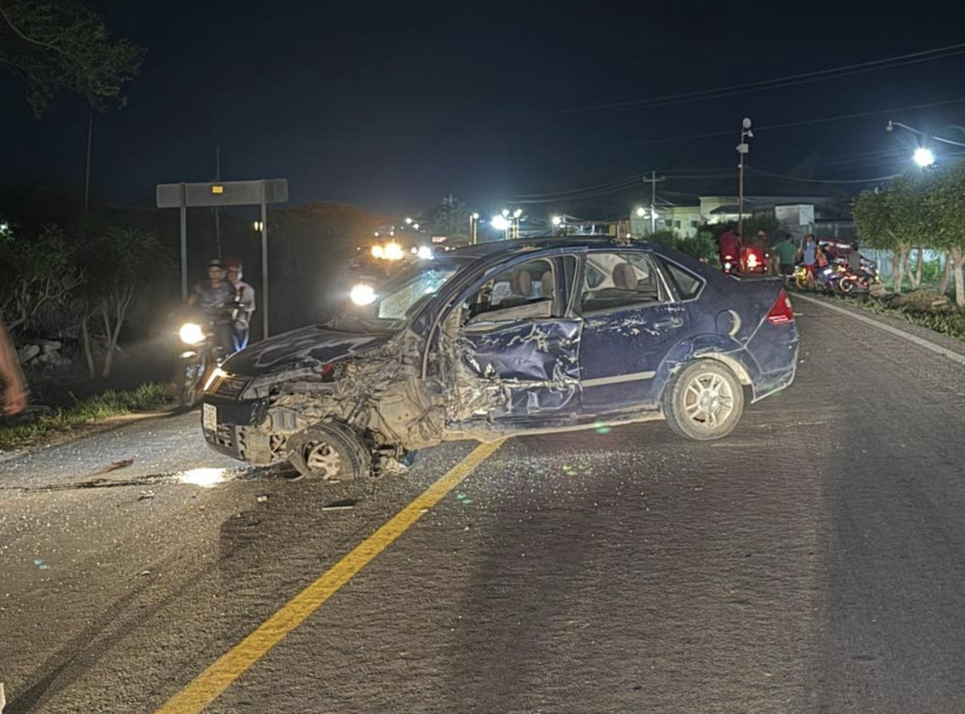 Fuerte choque en carretera de Arriaga1