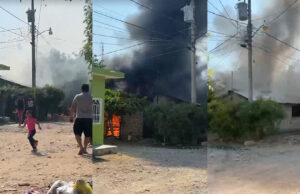 Incendio consume vivienda en Arriaga; madre y sus hijos pierden todo