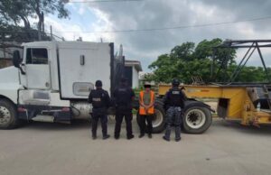 Operativo en Arriaga deja un detenido y un tractocamión asegurado