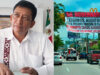 Aparece mega lona en Tuxtla Gutiérrez exigiendo auditoría a la administración de Carlos Albores Lima