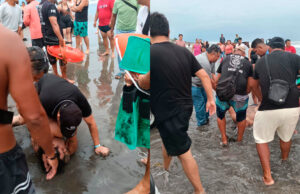Rescatado de morir ahogado en mar de Playa del Sol, Tonalá
