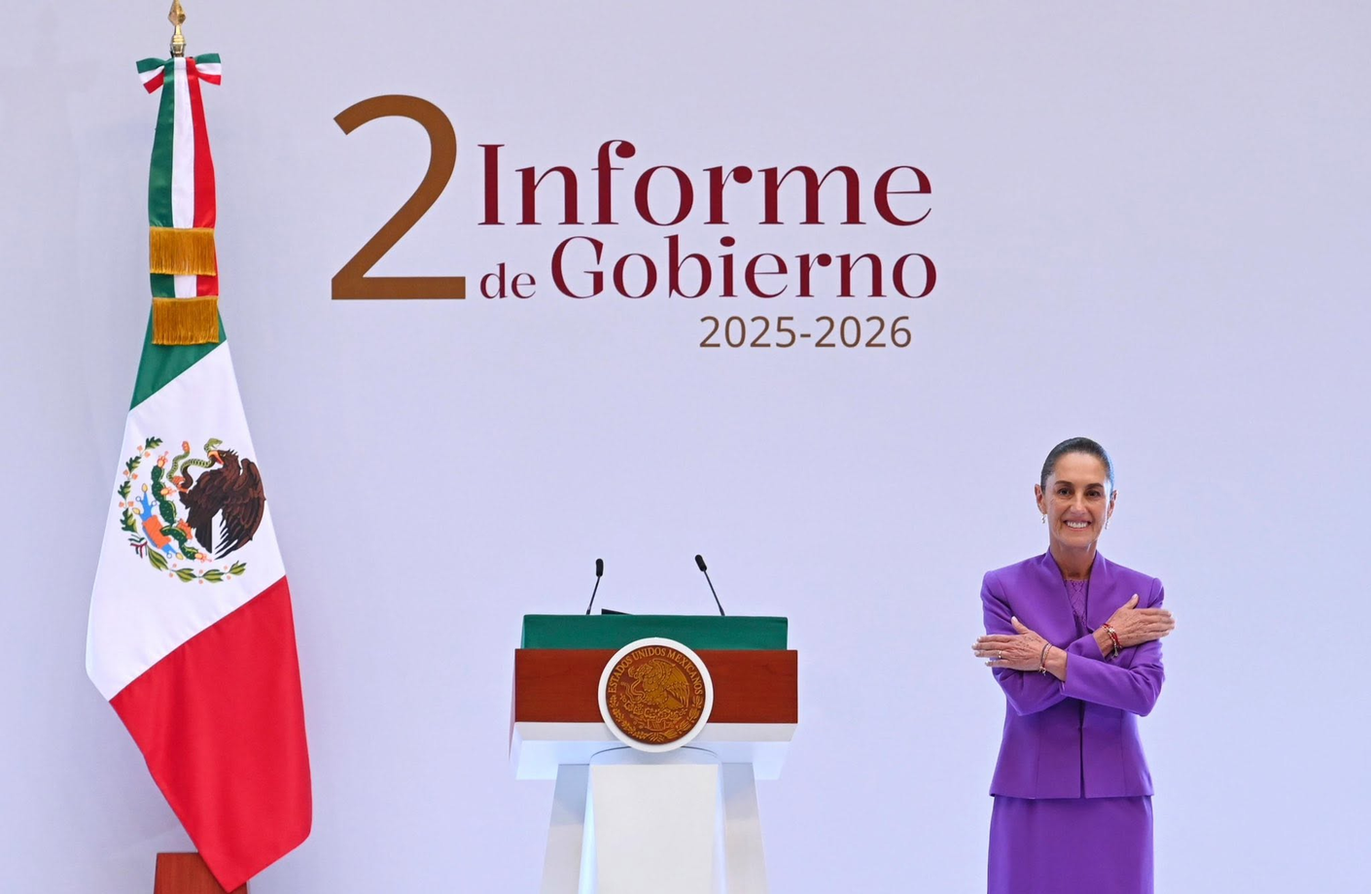 Asiste Eduardo Ram+¡rez al Segundo Informe de Gobierno de la presidenta Claudia Sheinbaum