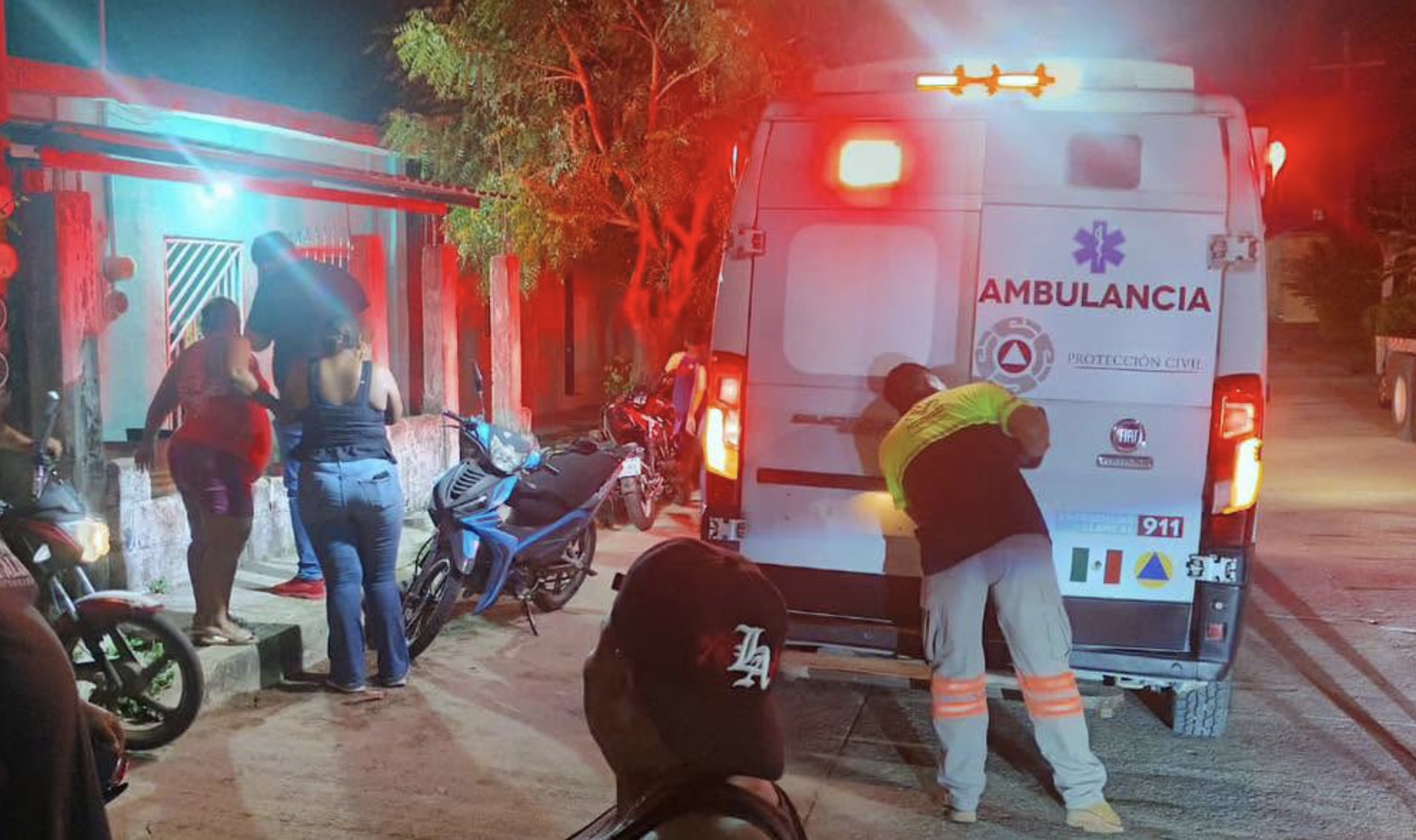 Chocaron dos motos en la Ejidal de Arriaga1