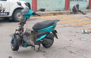 Estudiante de secundaria resulta lesionado tras accidente de motocicleta en Pijijiapan